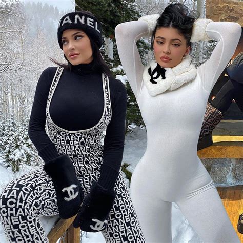 kylie jenner chanel ski outfit|Kylie Jenner ski.